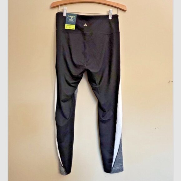 NWT Tek Gear Women's High Rise Athletic Legging Size Large Black White - Picture 2 of 16